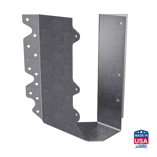 HSUR Galvanized Joist Hanger for Double 2x10 Nominal Lumber, Skewed Right