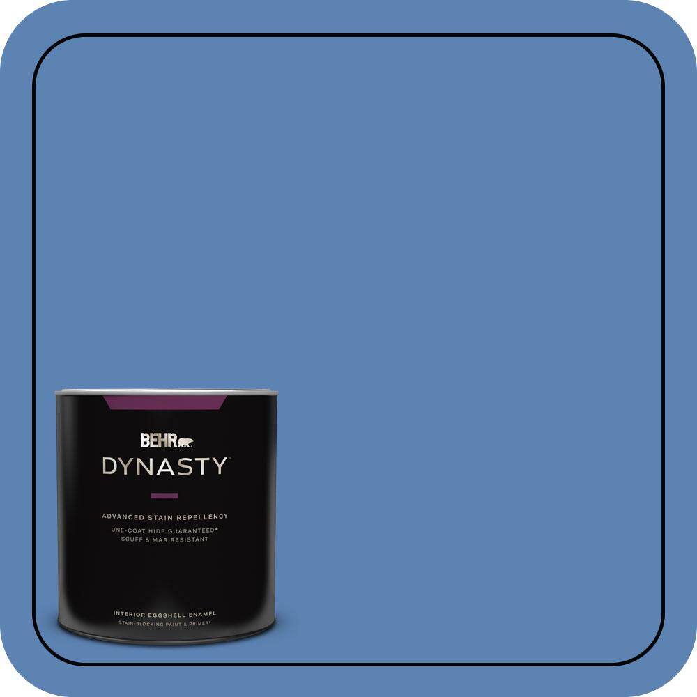 1 qt. #PPU15-06 Neon Blue One-Coat Hide Eggshell Enamel Interior Stain-Blocking Paint and Primer price history on PriceWatchPro