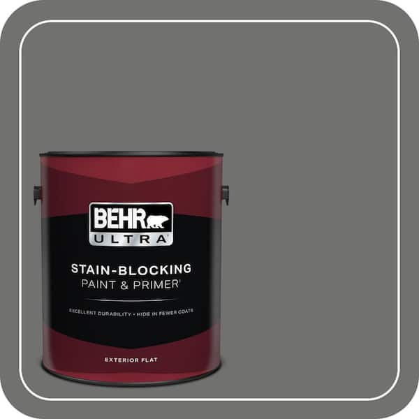 BEHR ULTRA 1 gal. #MQ2-61 Magnet Flat Exterior Paint & Primer