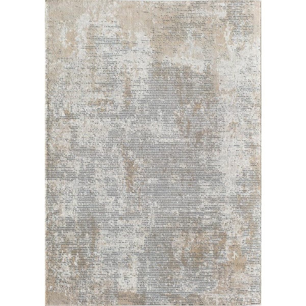 Rugs America Milford Briarcliff Beige Area Rug - 2 X 8