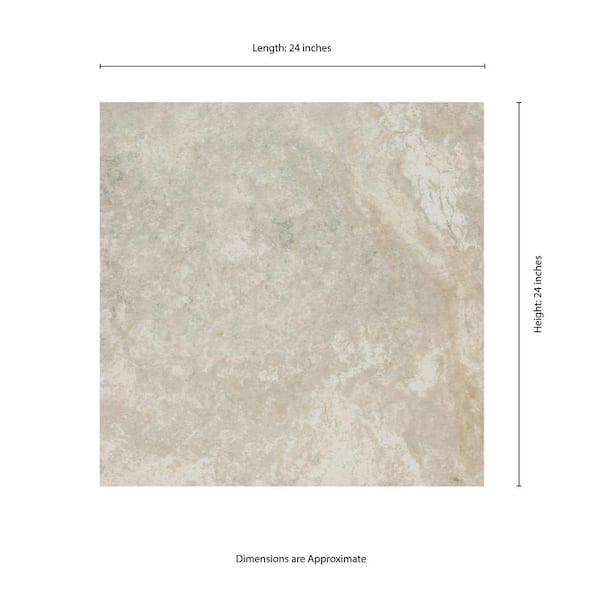 MSI Trevi Silver 2 cm. x 24 in. x 24 in. Matte Porcelain Paver Tile (8 sq.ft/Case)