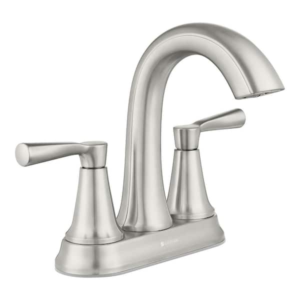 Londonderry 4 in. 2-Handles Bathroom Faucet in Brushed Nickel