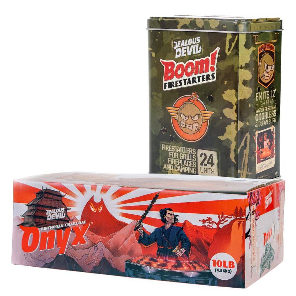 Jealous Devil Onyx Binchotan Charcoal - Premium Natural Charcoal For