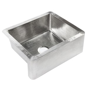 Lange 25 in. Farmhouse Apron Front Undermount Single Bowl 18-Gauge Brushed Stainless Steel Kitchen Sink