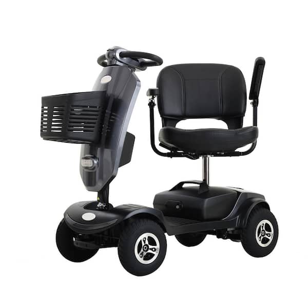 TIRAMISUBEST 43.7 in. L x 20.5 in. W x 36.2 in. H Outdoor Compact Mobility Scooter in Gray