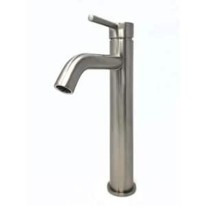 MYERS Single Handle Contemporary Vessel Sink Faucet in Brushed Nickel