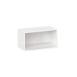 Alton Painted White Shaker Assembled Wall Microwave Shelf Kitchen Cabinet 30 in. W x 15 in. H x 14 in. D