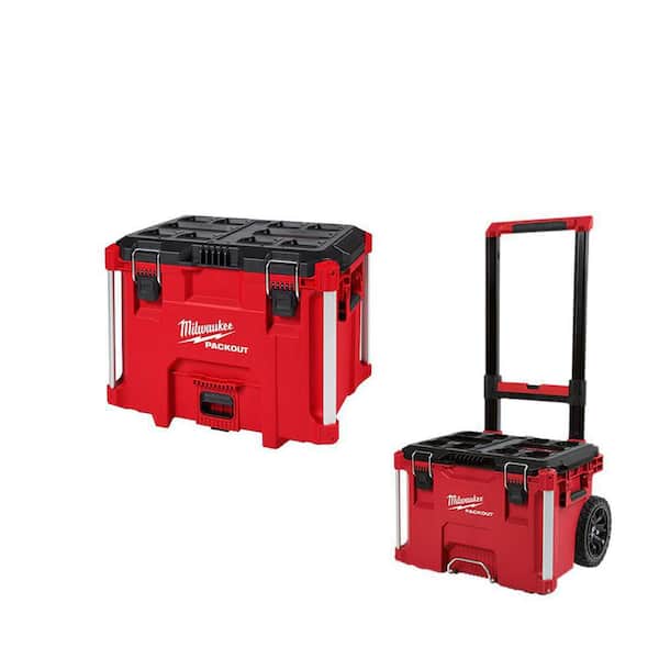 Milwaukee Packout Rolling Box and XL Tool Box