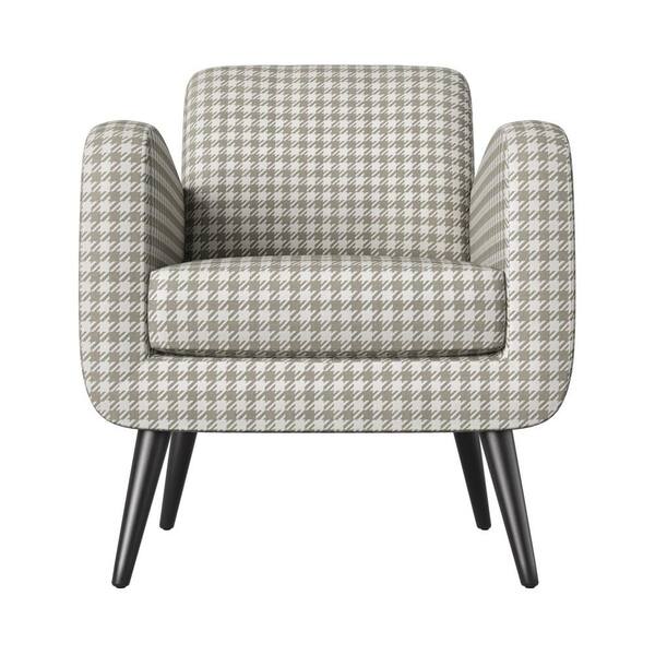 houndstooth upholstered chair