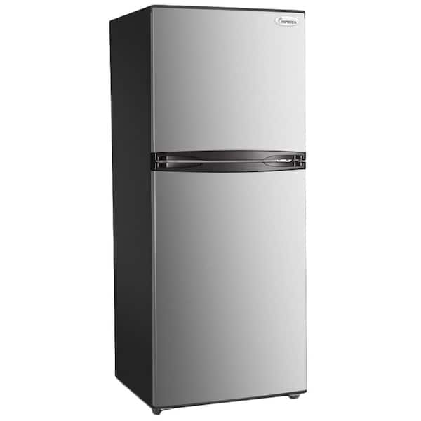 Impecca 10.1 cu. ft. Top Freezer Refrigerator in Stainless Look
