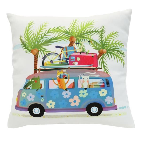 Camping themed outlet pillows