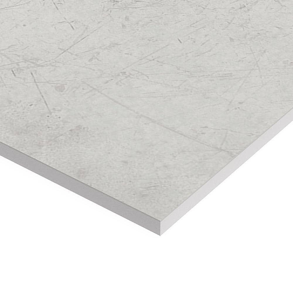 Light Gray 12x24 Matte Porcelain Tile with Stone Look