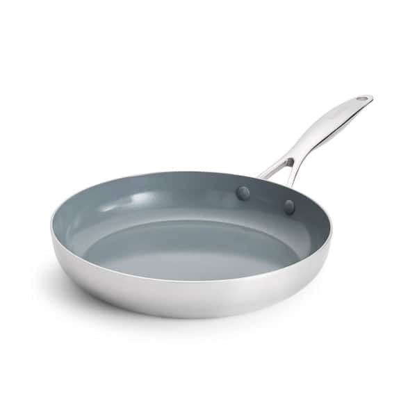 Valencia Pro Stainless Steel Ceramic Nonstick 12 in. Frying Pan