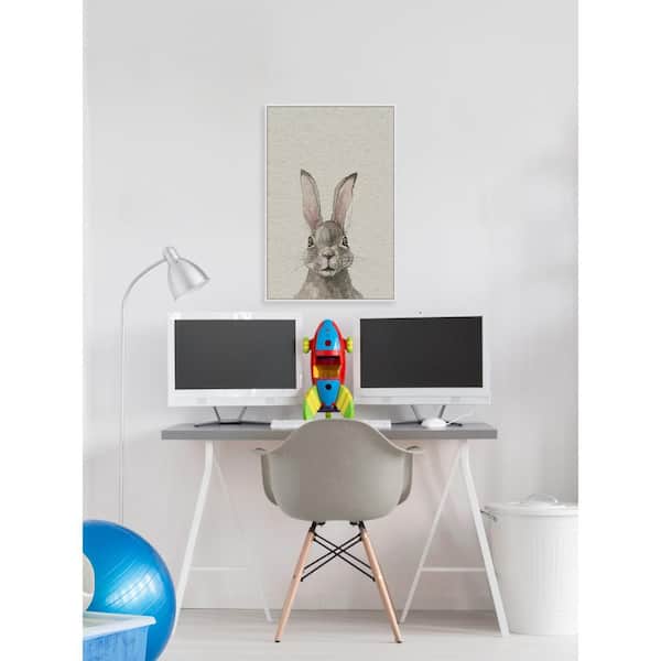 30 in. H x 20 in. W Bunny Eyes II by Marmont Hill Framed Canvas Wall Art  JPKB8802WFFDL30 - The Home Depot