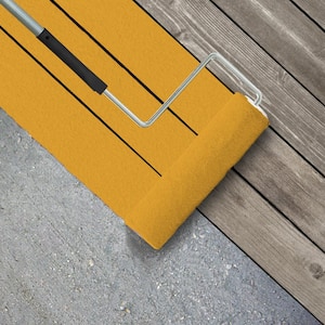 1 gal. #P270-6 Soft Boiled Textured Low-Lustre Enamel Interior/Exterior Porch and Patio Anti-Slip Floor Paint