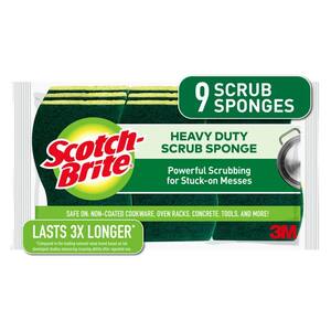 Heavy-Duty Scrub Sponge (9-Pack)