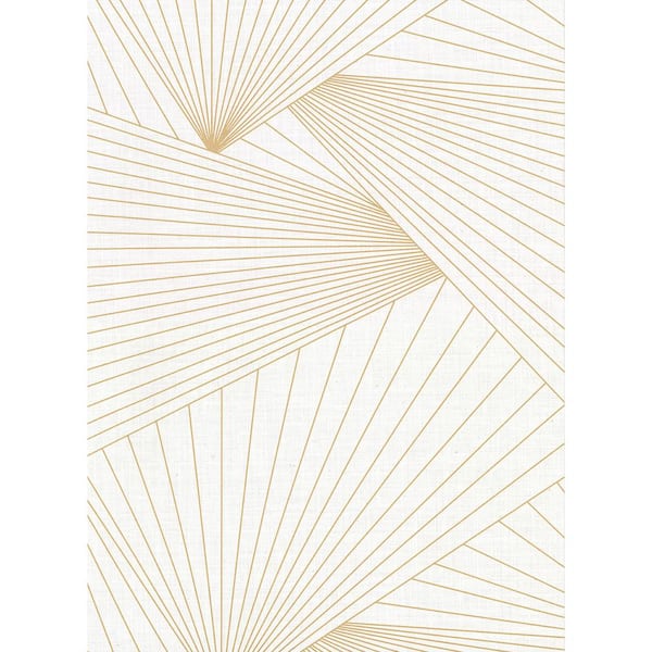 Berkeley Off-White Geometric Faux Linen Vinyl Strippable Roll (Covers 60.8 sq. ft.)