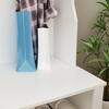 White Painted Coat Rack with Bench and Storage Cubbies