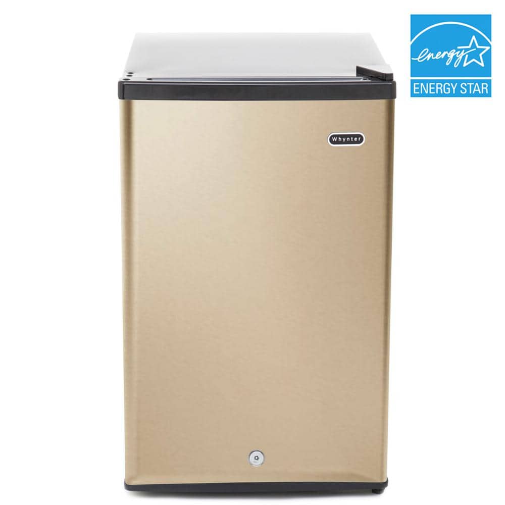Whynter 2.1 cu. ft. Upright Freezer with Lock in Rose Gold