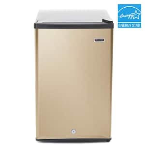 2.1 cu. ft. Upright Freezer with Lock in Rose Gold