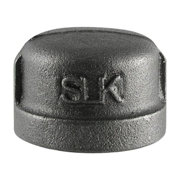 STZ 1/2 in. Black Iron Cap