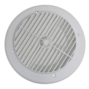 Rotating Heating and A/C Register - White