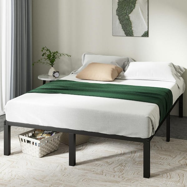 Zinus Classic 14 in. Black Metal Full Platform Bed Frame SPI