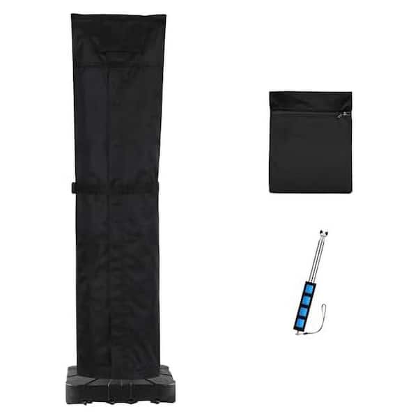 13 ft. Stainless Steel Cantilever Patio Umbrella Cover in Black Water-Resistant UV Fade Resistant Outdoor