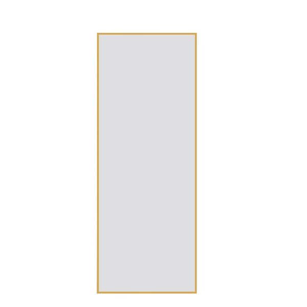 Teamson Kids 24 in. W x 65 in. H Rectangle Gold Aluminum Alloy Frame Full Length Mirror