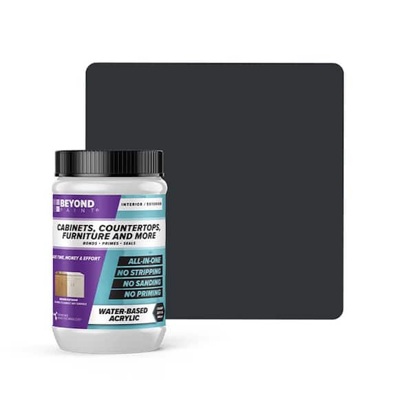 1 qt. Licorice Cabinets, Countertops, Furniture and More Multi-Surface All-in-One Interior/Exterior Refinishing Paint