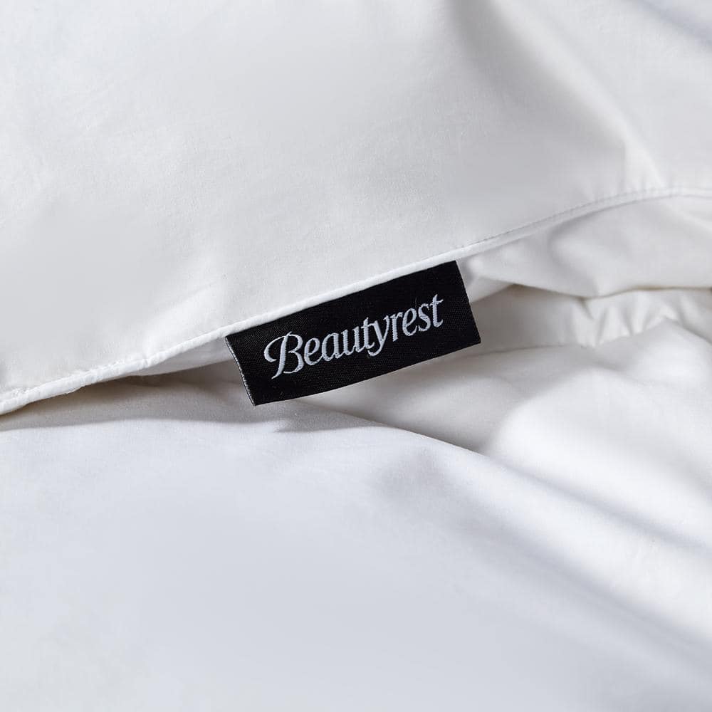White Full Down Cotton Reversible Bedspread Set