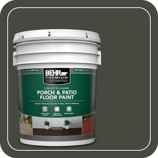 5 gal. #BXC-12 Deep Forest Low-Lustre Enamel Interior/Exterior Porch and Patio Floor Paint