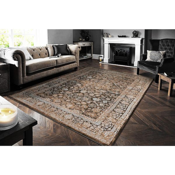 Cullen 6 ft. 7 in. X 9 ft. 6 in. Multi Oriental Indoor Area Rug
