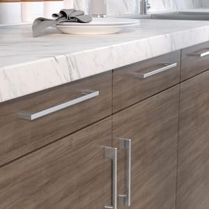 Armadale Collection 7 9/16 in. (192 mm) Chrome Modern Rectangular Cabinet Bar Pull