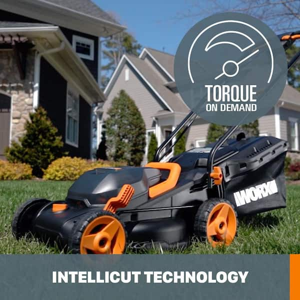 WORX 17 in. 40V Cordless Electric Push Lawn Mower, Batteries and Charger  Included at Tractor Supply Co.