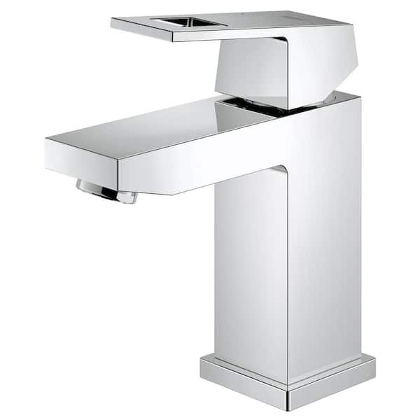 Eurocube Single Hole Single-Handle Low Arc 1.2 GPM Bathroom Faucet in StarLight Chrome