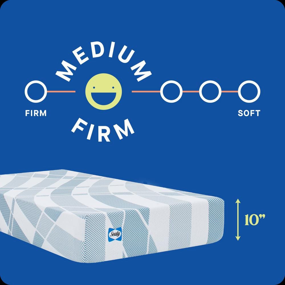 Sealy Dreamlife 10" Twin Gel Memory Foam Hybrid Mattress