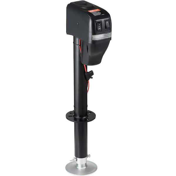 Electric Trailer Jack, 4000 lbs. Capacity, 9.84-33.85 in. Height, Waterproof Cover for RV, Jack Stand, 2025-Update