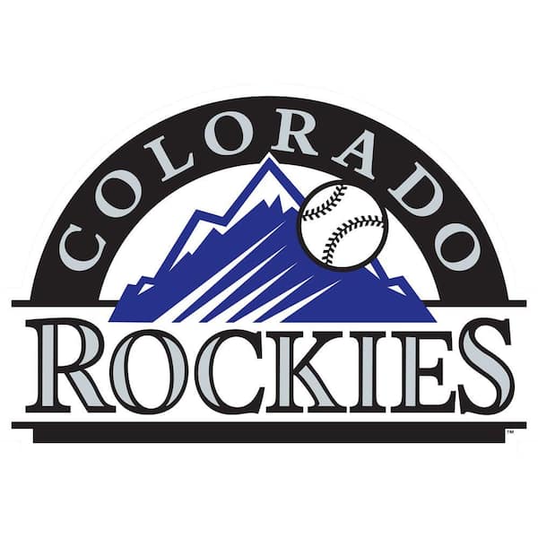 Fathead 50 in. x 37 in. Colorado Rockies Logo Wall Decal
