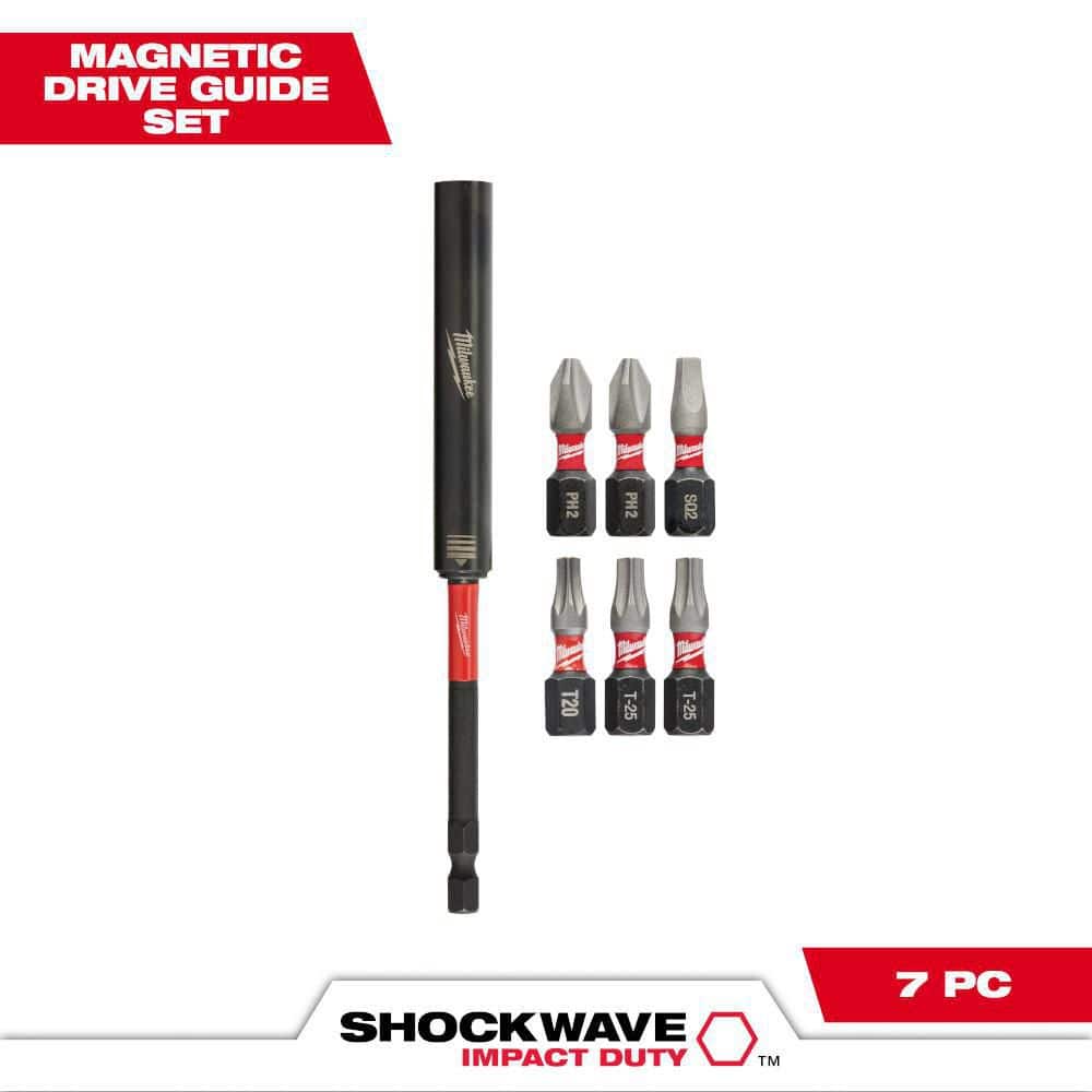 Milwaukee SHOCKWAVE Impact Duty Magnetic Attachment & PH2 Bit Set