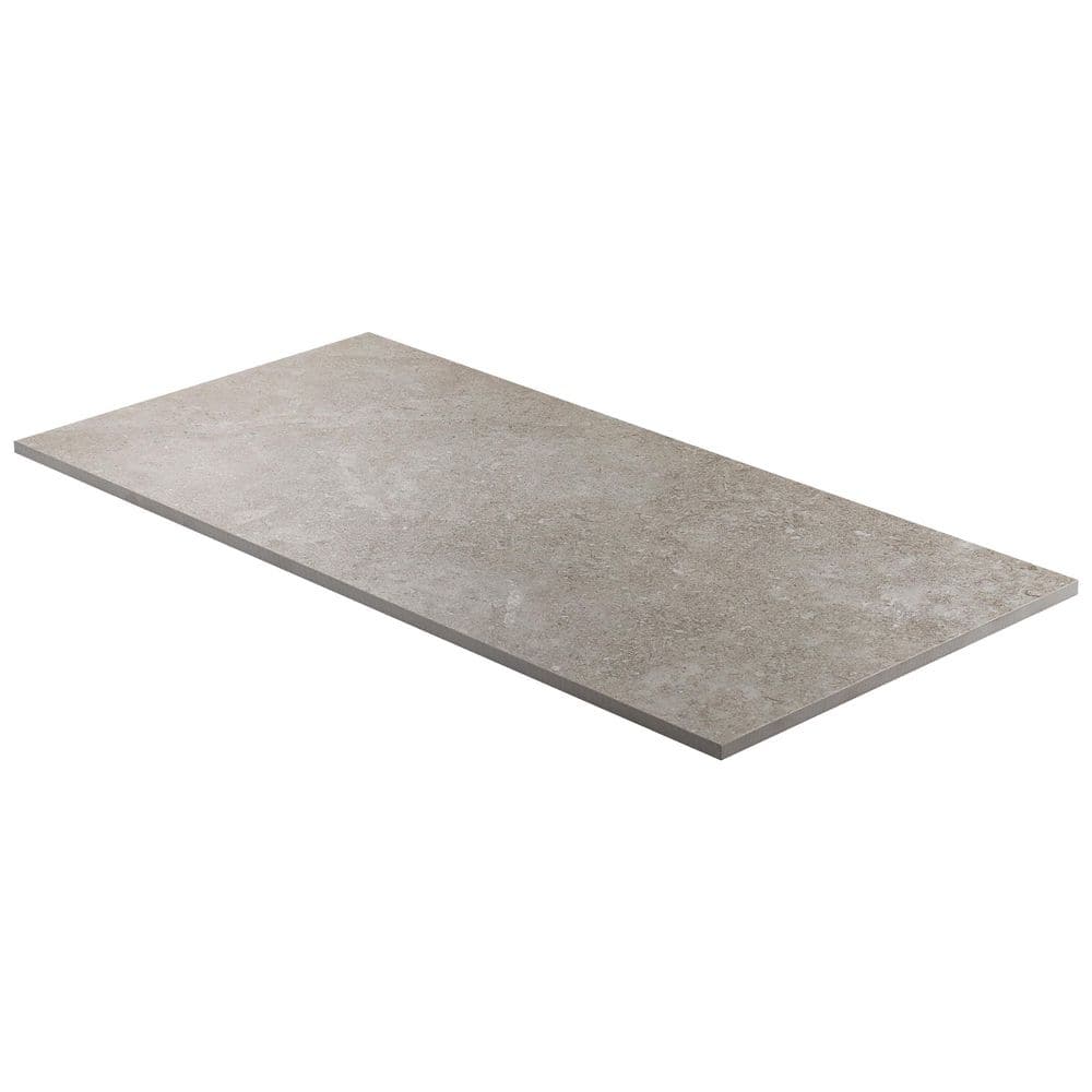 Iris Large Matte Porcelain Floor and Wall Tile in Ivory