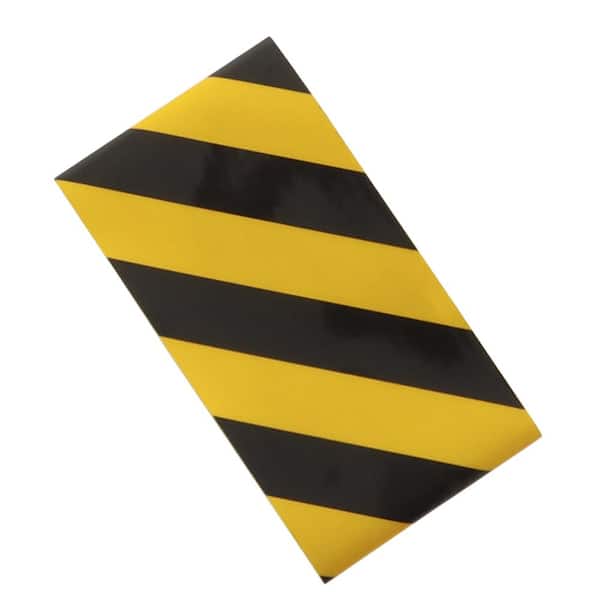 Everbilt 24 in. x 2 in. Yellow and Black Reflective Safety  display picture 3