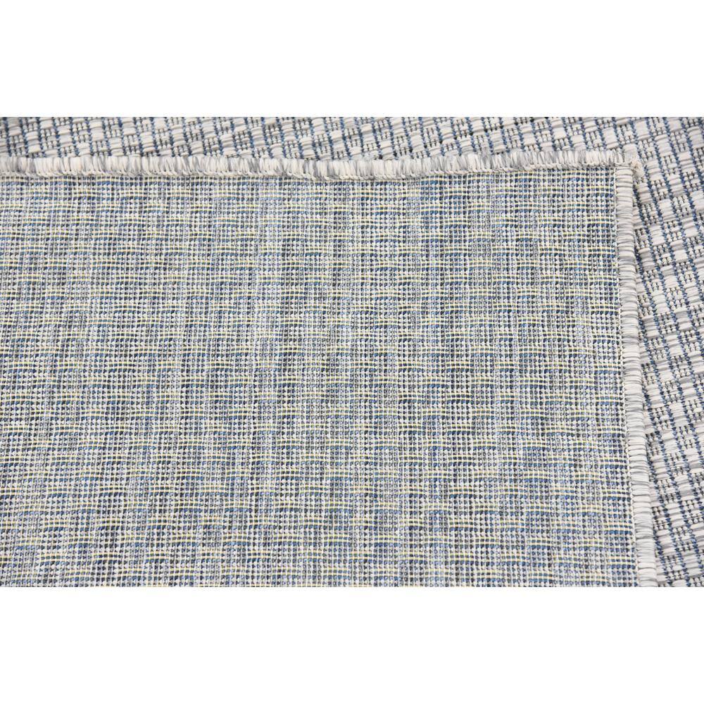 Light Gray Synthetic 9' x 12' Outdoor Rectangular Rug