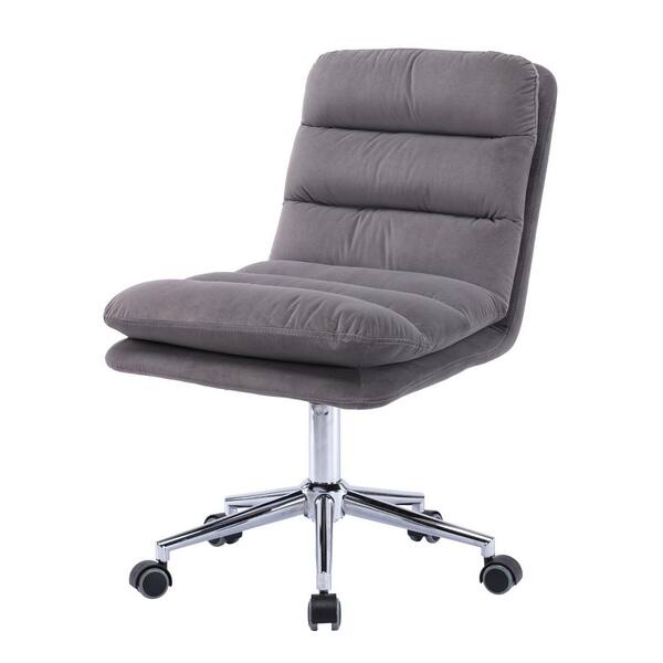 gray office chair no arms