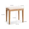 Harper & Bright 2-Piece Oak Wood Vanity Set with Mirror