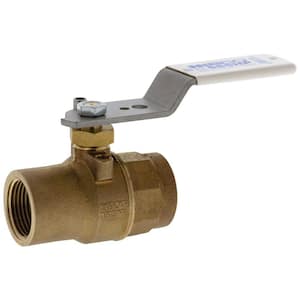 3/4 in. Lead Free Bronze Full Port High Performance Threaded End Ball Valve