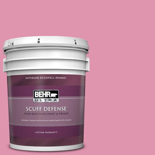 BEHR ULTRA 5 gal. #P130-4 Its a Girl Extra Durable Eggshell Enamel Interior Paint & Primer