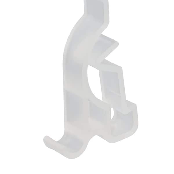 Cutelec Valance Clips 2inch 5Pack Clear Plastic for Window Blind Faux & Wood 