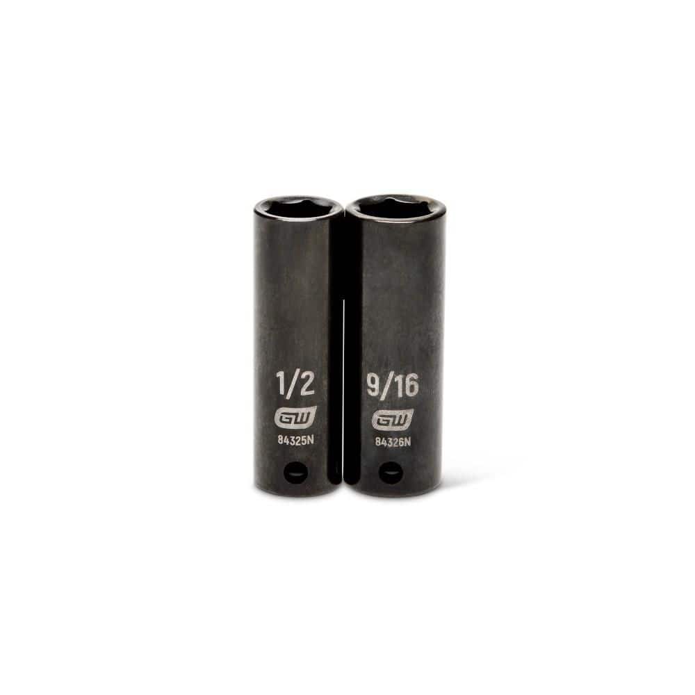 3/8 in. Drive 6-Point SAE Deep Impact Socket Set (2-Piece) price history on PriceWatchPro