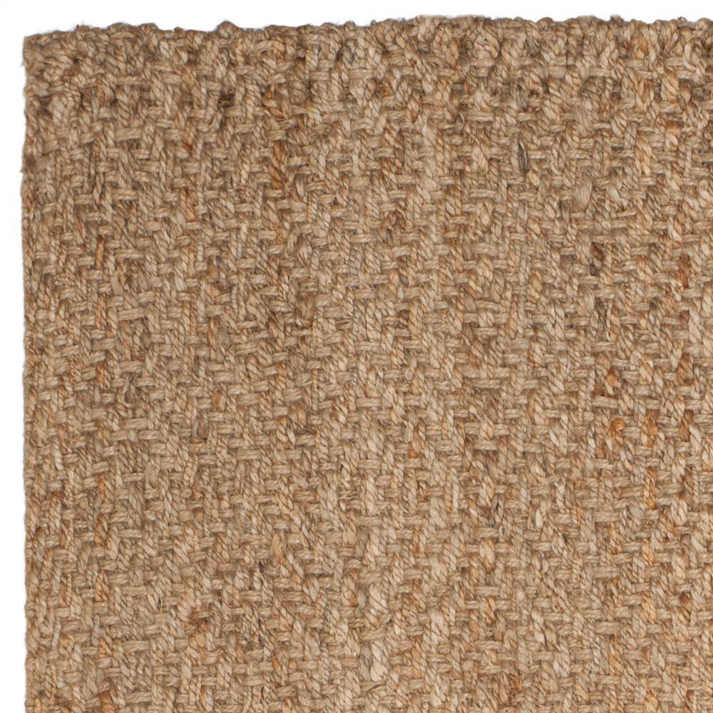 Coastal Charm Black Handwoven Jute 4' x 6' Area Rug